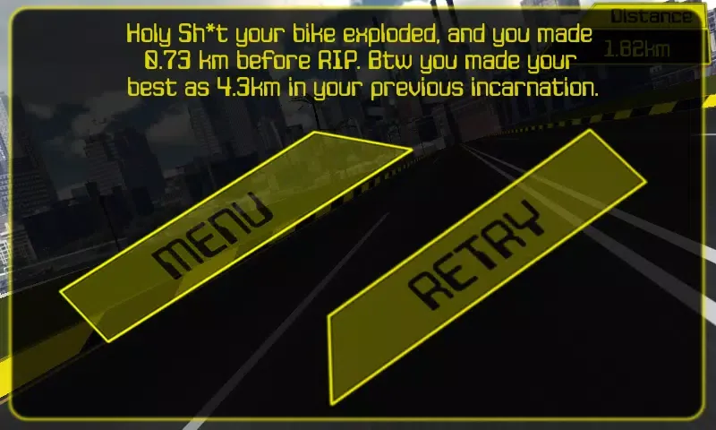 Tangkapan layar Bike Death Race