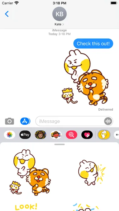 تصاویر Motion Bun Stickers