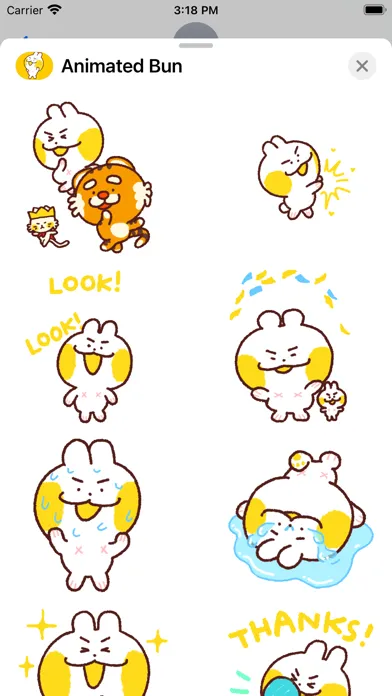 تصاویر Motion Bun Stickers