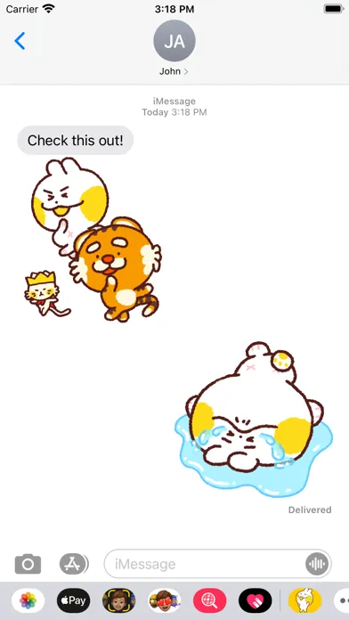 تصاویر Motion Bun Stickers