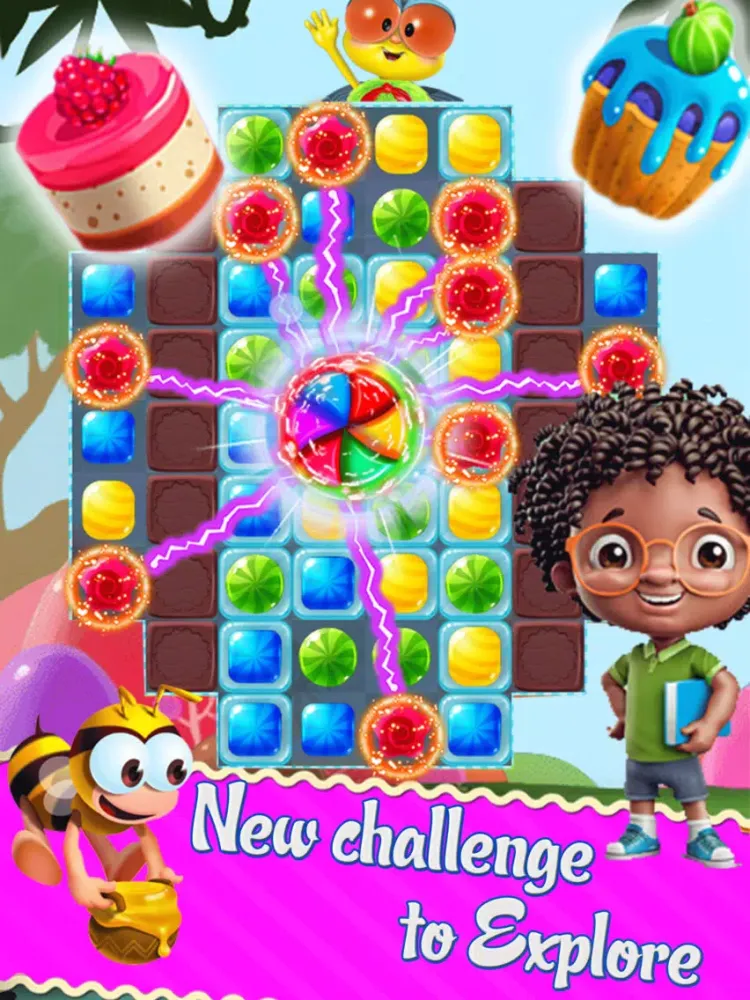 Zrzuty ekranu Sweet Candy - Amazing Candy Smash and Blast Candy Matching 3 iPad 