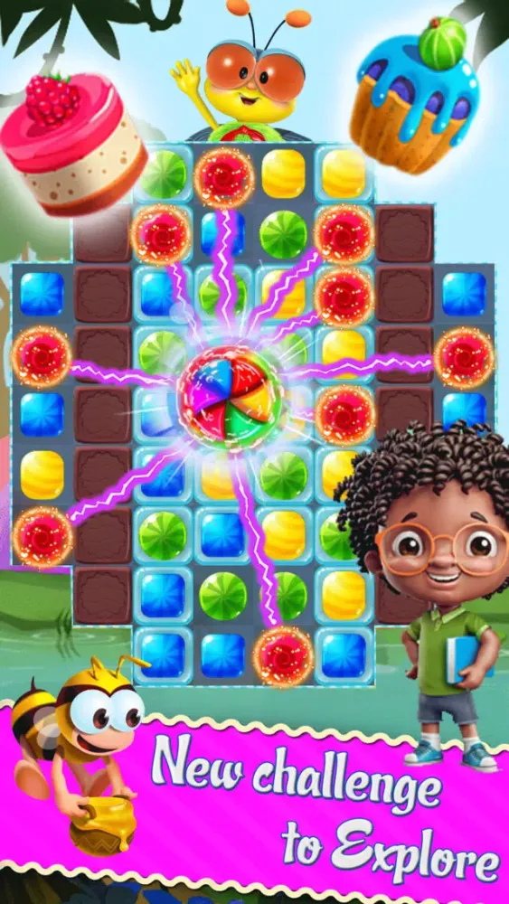Zrzuty ekranu Sweet Candy - Amazing Candy Smash and Blast Candy Matching 3