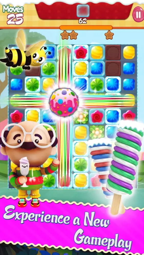 Zrzuty ekranu Sweet Candy - Amazing Candy Smash and Blast Candy Matching 3