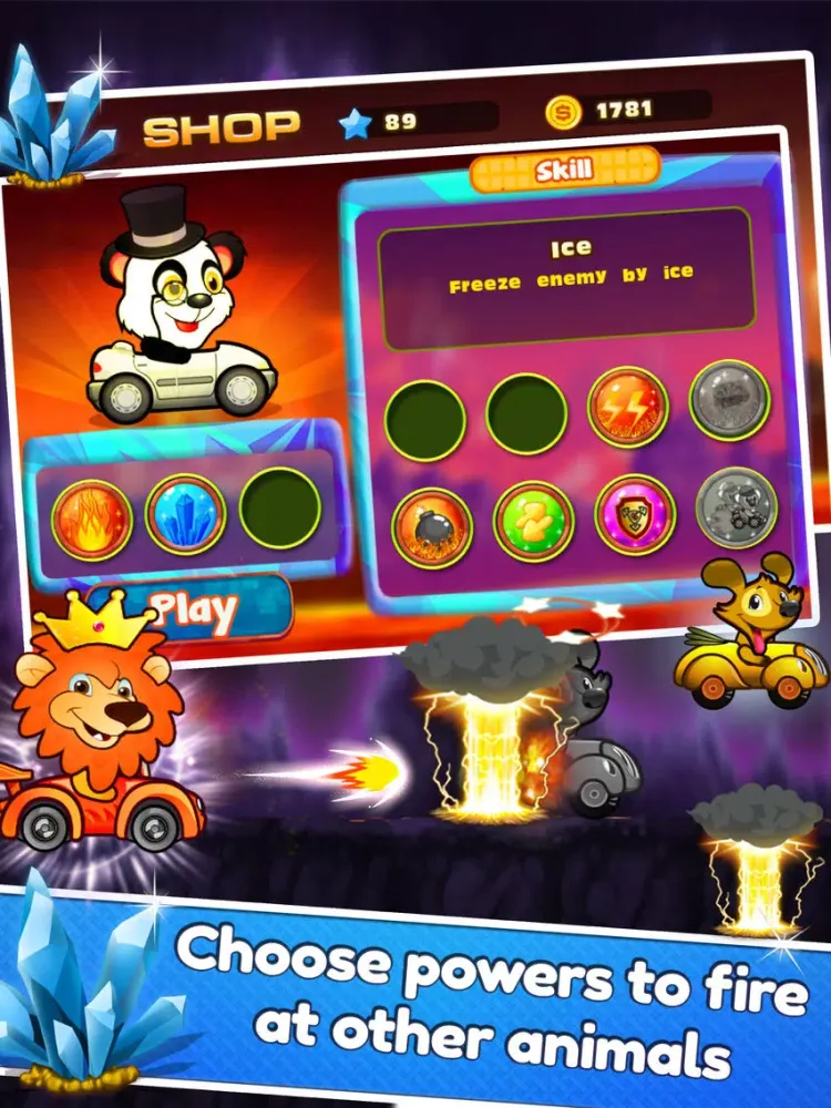 Tangkapan skrin Panda Racing - Fun Run Jungle Adventure iPad 