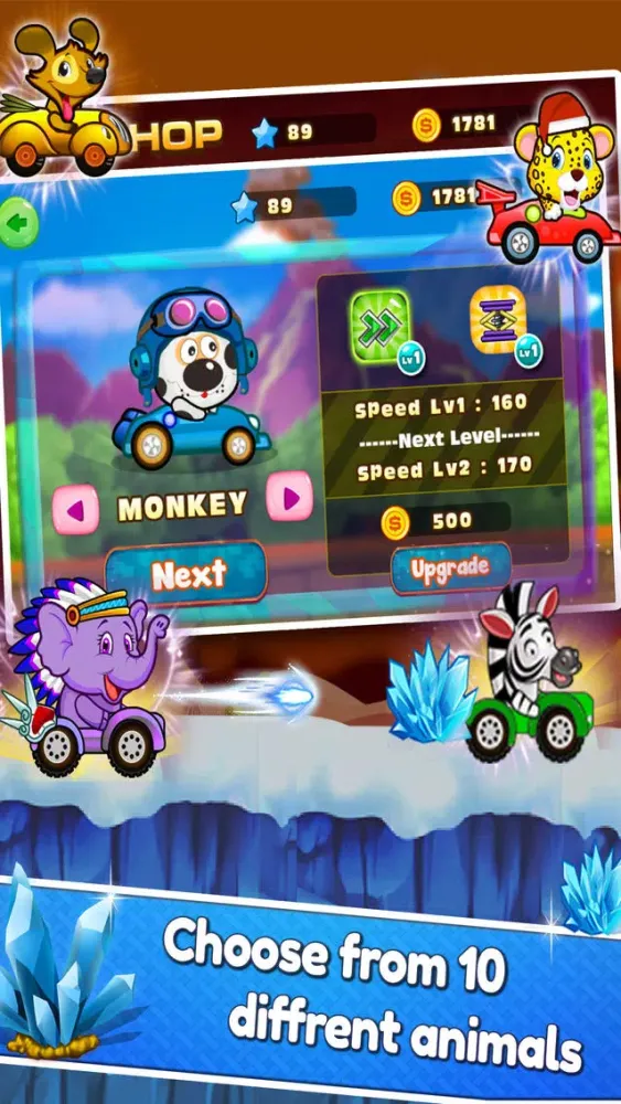 Tangkapan skrin Panda Racing - Fun Run Jungle Adventure