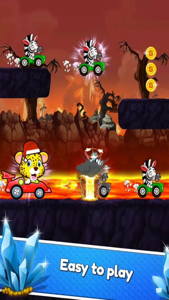 Tangkapan skrin Panda Racing - Fun Run Jungle Adventure