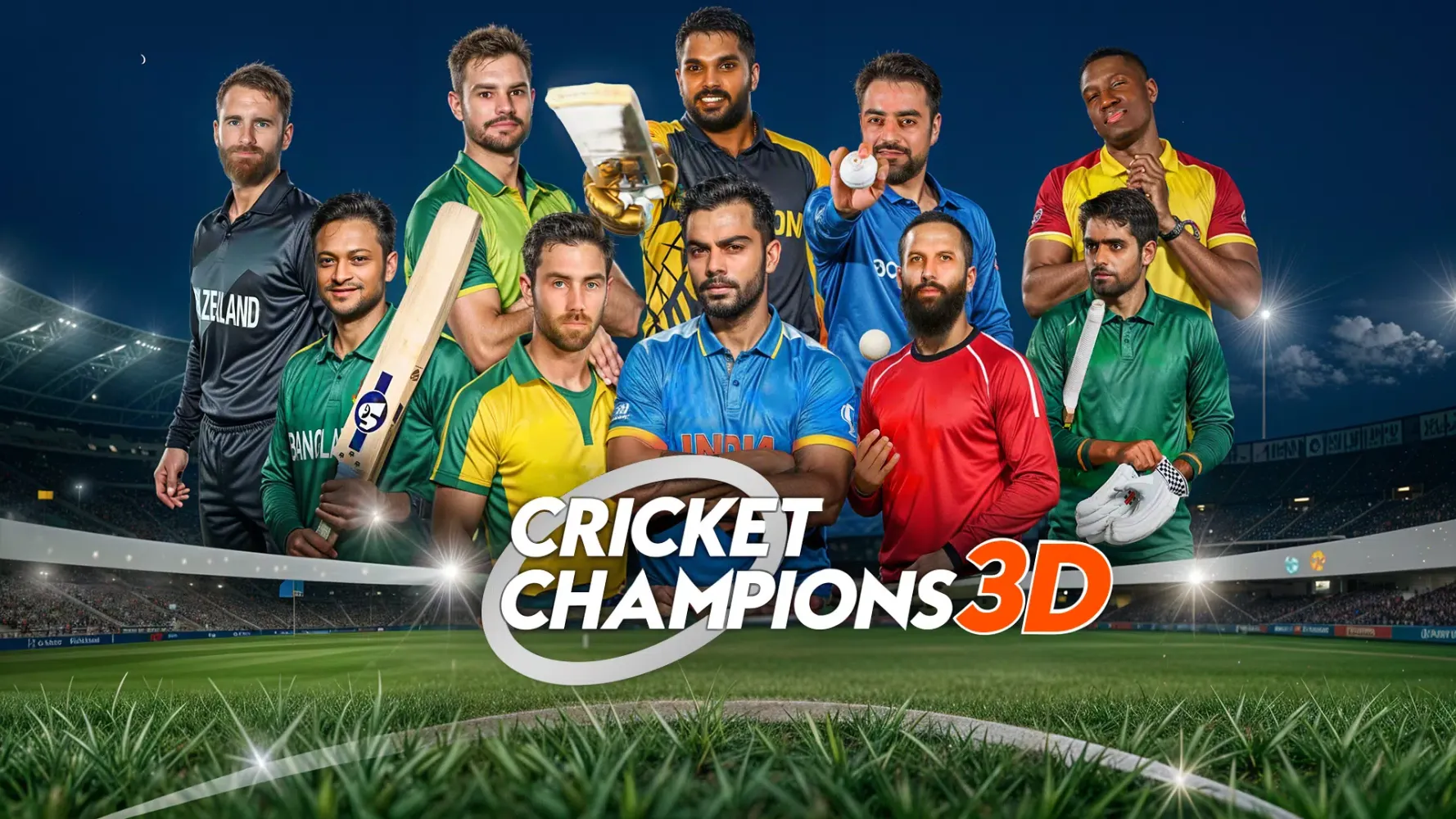 Cricket Champions Real 3D Game应用截图