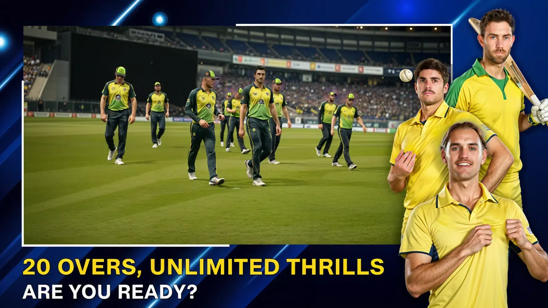 Cricket Champions Real 3D Game应用截图