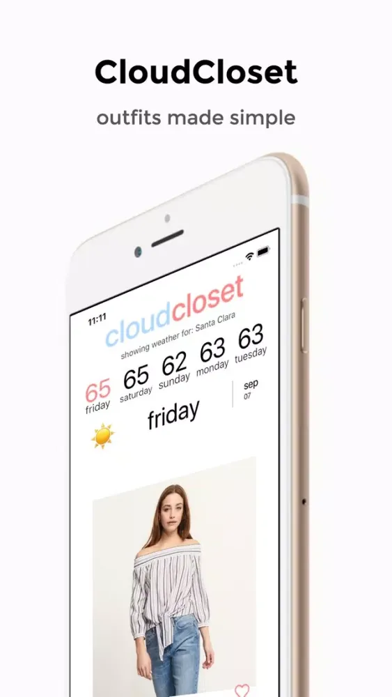 CloudCloset – Weather Dresser স্ক্রিনশট