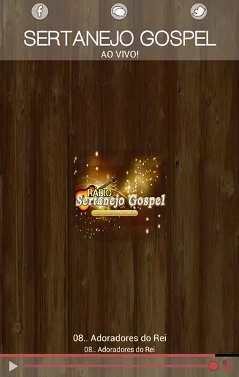 Скриншоты Rádio Sertanejo Gospel de SC