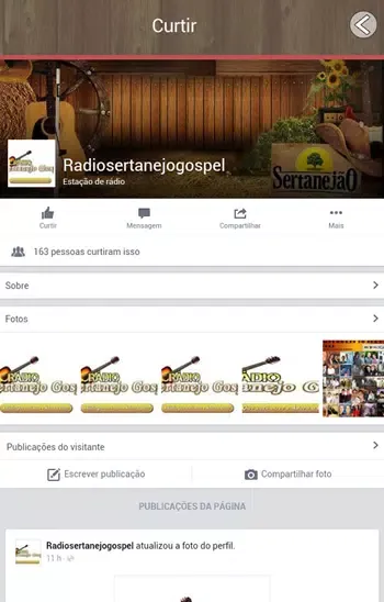 Скриншоты Rádio Sertanejo Gospel de SC