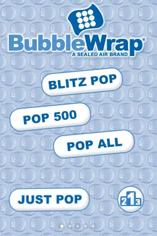 Captures d'écran de Bubble Wrap FREE