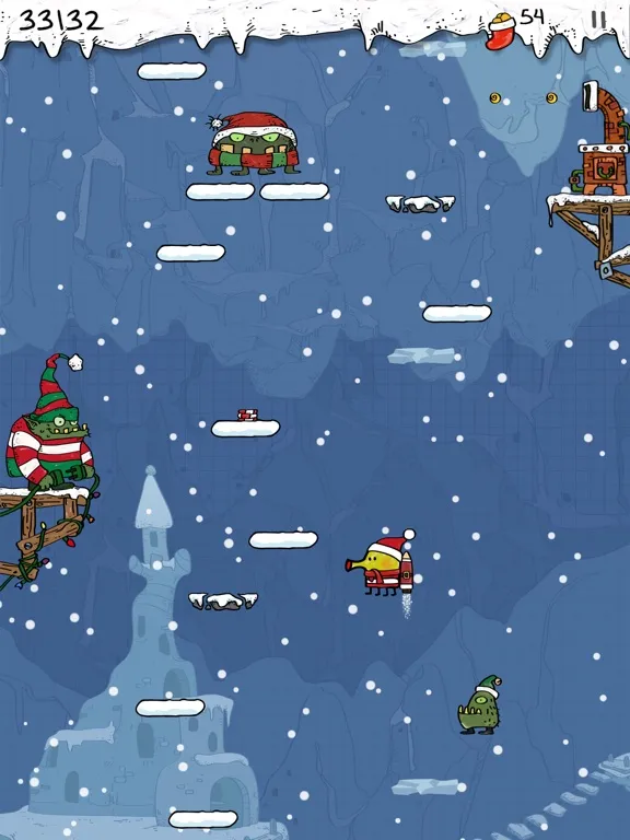 صور Doodle Jump Christmas PLUS iPad 