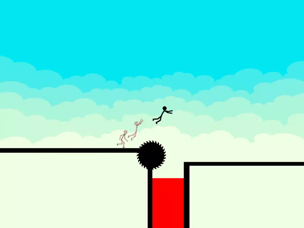 Stickman Parkour - Ninja Race iPad  سکرین شاٹس