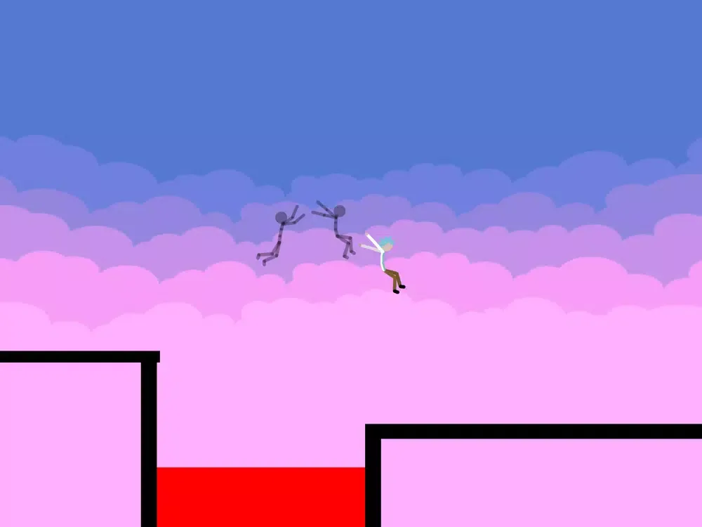 Stickman Parkour - Ninja Race iPad  سکرین شاٹس