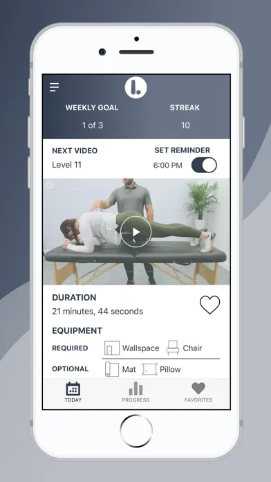 Captures d'écran de Limber Health