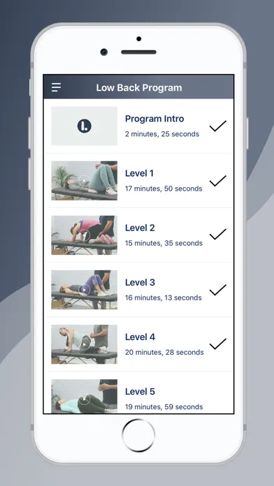 Captures d'écran de Limber Health