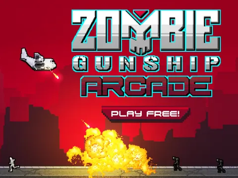 تصاویر Zombie Gunship Arcade iPad 
