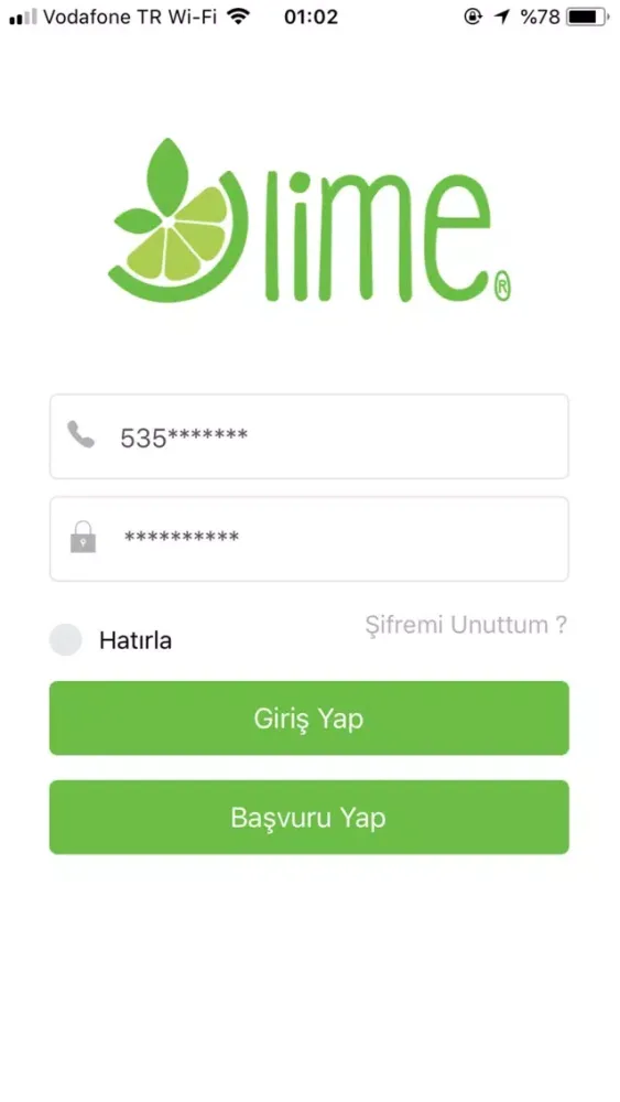 صور Lime - Sürücüler İçin