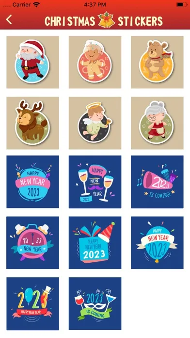Stickers Christmas & New Year Screenshots