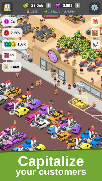 Idle Gas Station Tycoon應用截圖