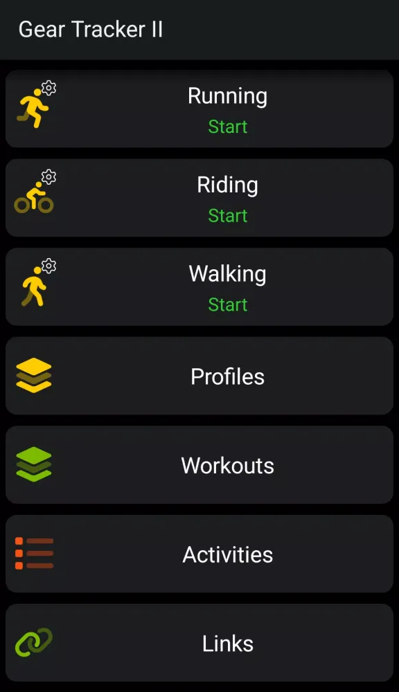 Zrzuty ekranu Gear Tracker II