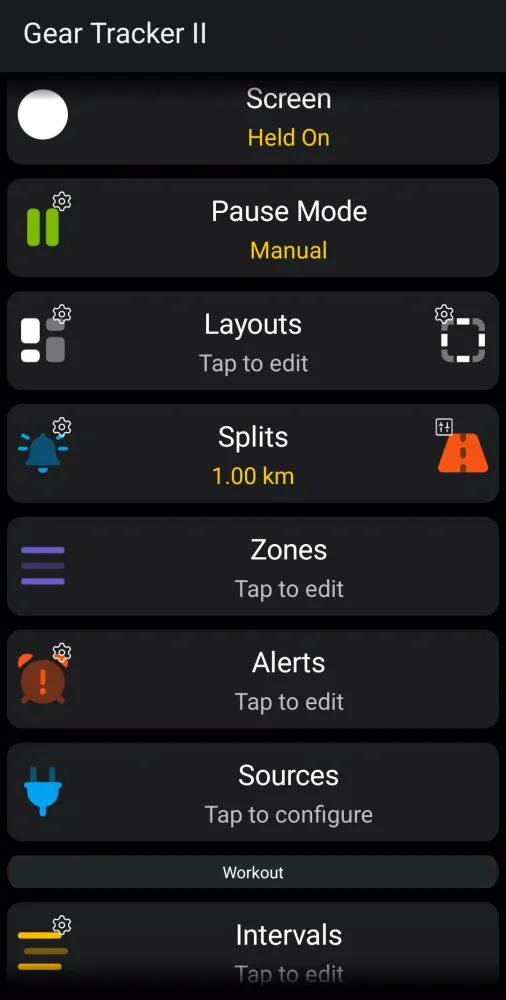 Zrzuty ekranu Gear Tracker II