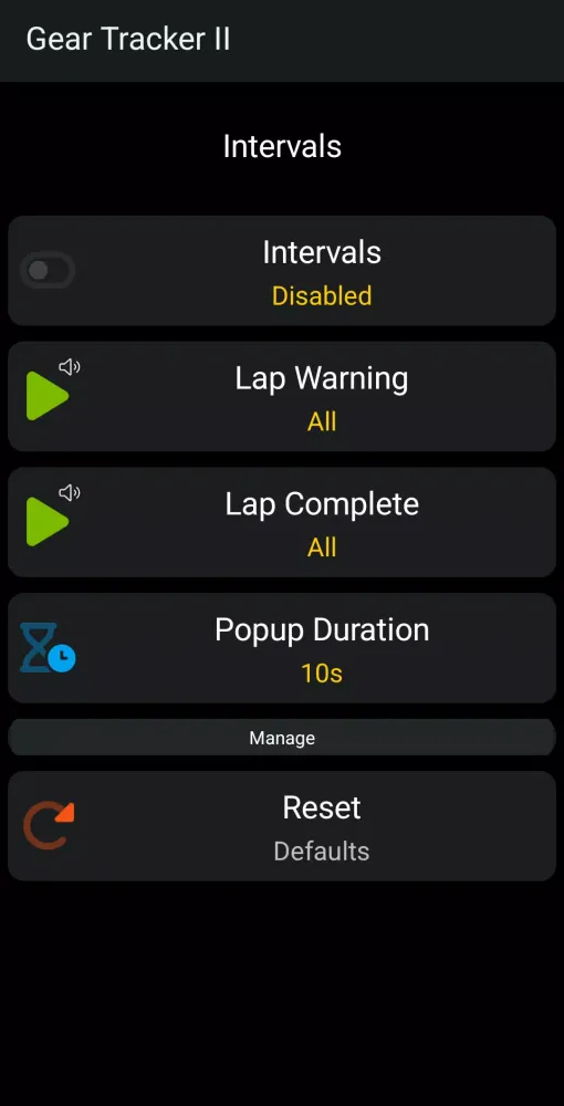 Zrzuty ekranu Gear Tracker II