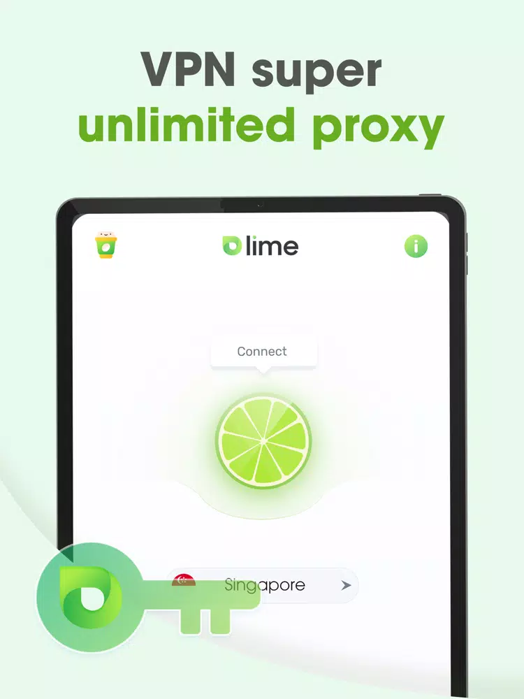 Ảnh chụp màn hình của Lime VPN Proxy Unlimited iPad 