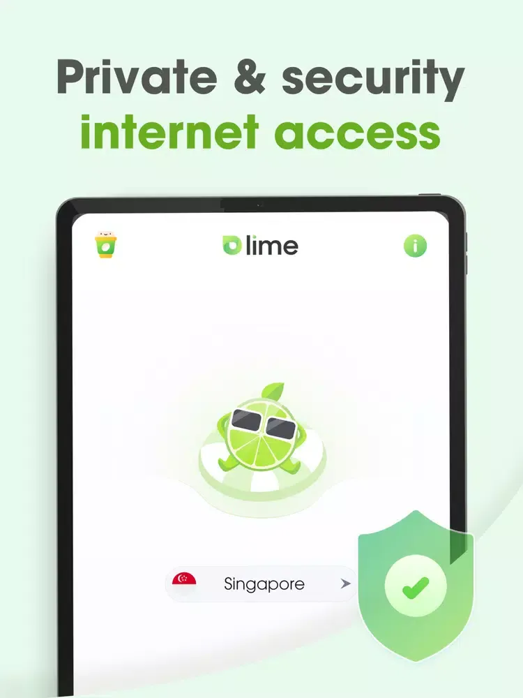 Lime VPN Proxy Unlimited iPad 应用截图