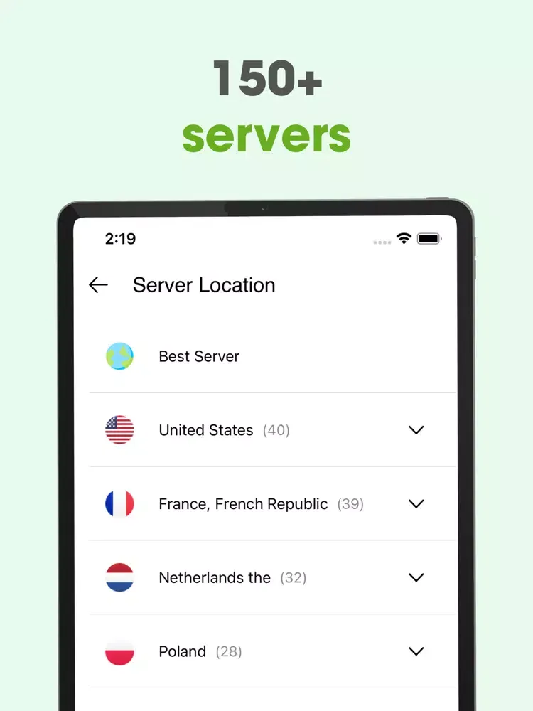 Lime VPN Proxy Unlimited iPad 应用截图