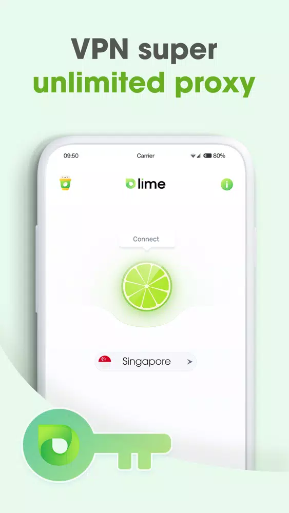 Ảnh chụp màn hình của Lime VPN Proxy Unlimited