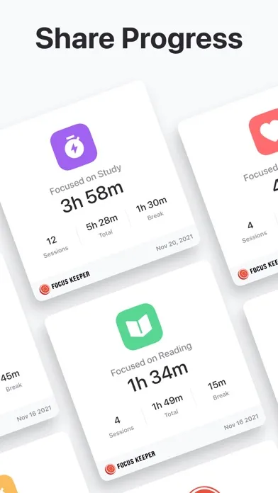 Focus Keeper: Timer & Planner Ekran Görüntüleri