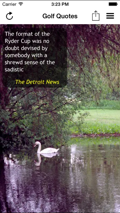 Capturas de pantalla de Golf Quotes