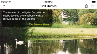 Capturas de pantalla de Golf Quotes