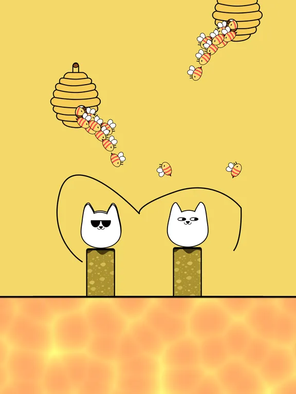 Save the Cat - Bee Attack iPad  স্ক্রিনশট