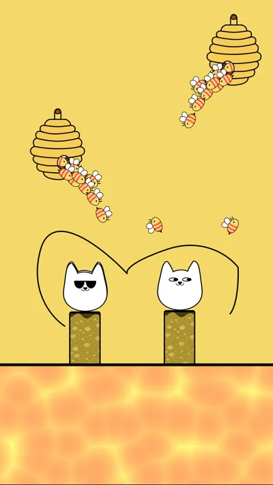 Save the Cat - Bee Attack স্ক্রিনশট