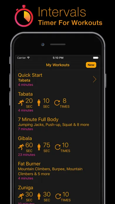 Intervals - Timer for Workouts (Tabata, HIIT, etc) Screenshots
