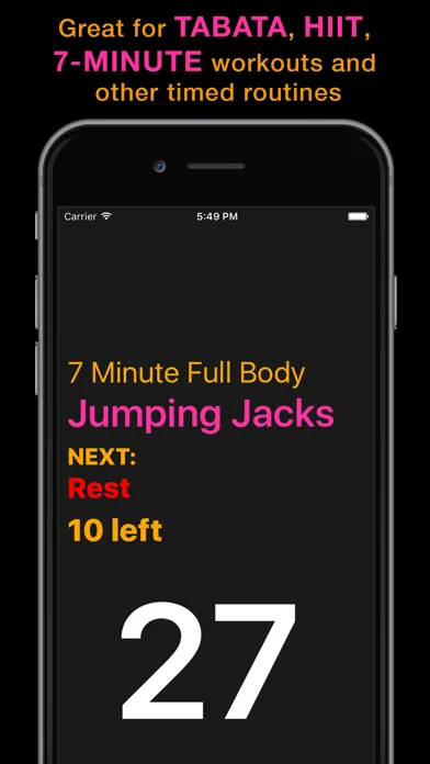 Intervals - Timer for Workouts (Tabata, HIIT, etc) Screenshots