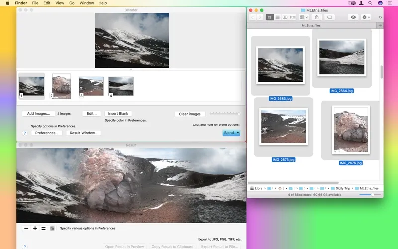 Скриншоты PhotosBlender - Image Blending