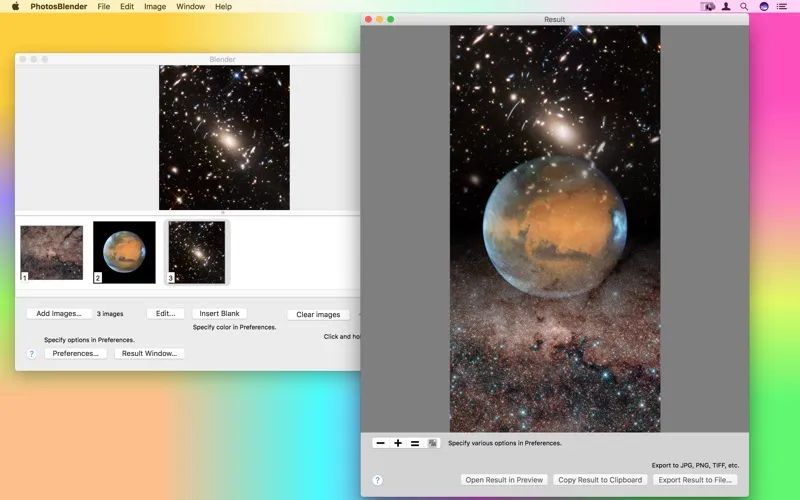Скриншоты PhotosBlender - Image Blending