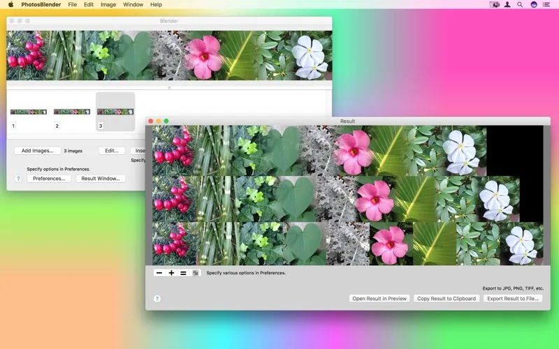 Скриншоты PhotosBlender - Image Blending
