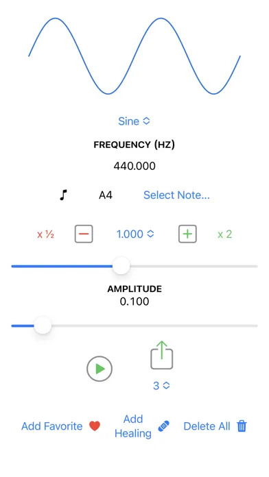 TonePlayer Screenshots