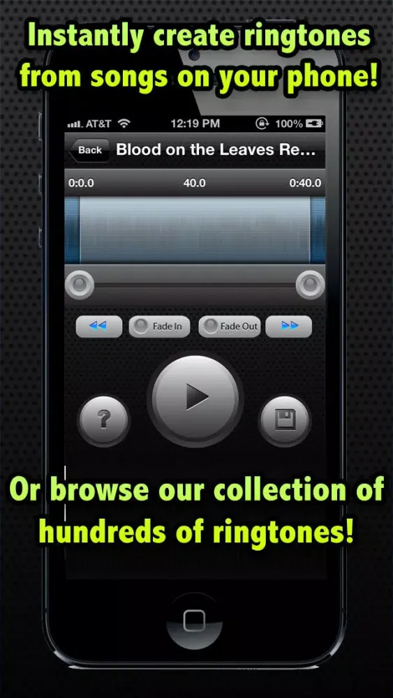 Capturas de pantalla de Ringtones.
