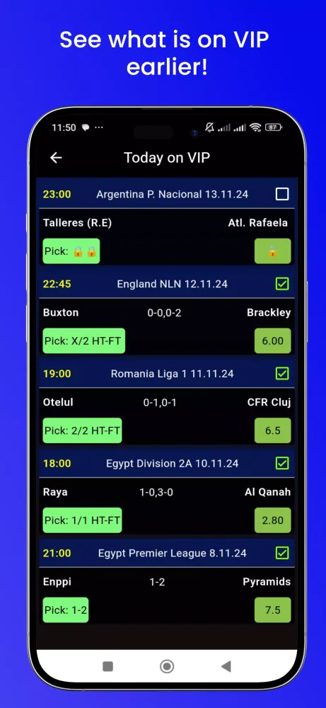 Ảnh chụp màn hình của Football Sure Tips