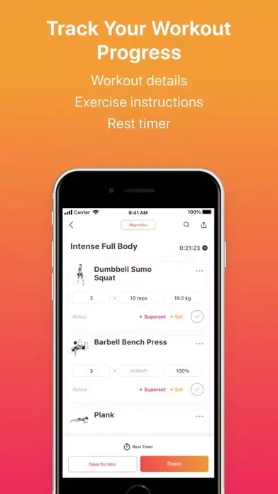 Limitless - Fitness app Screenshots
