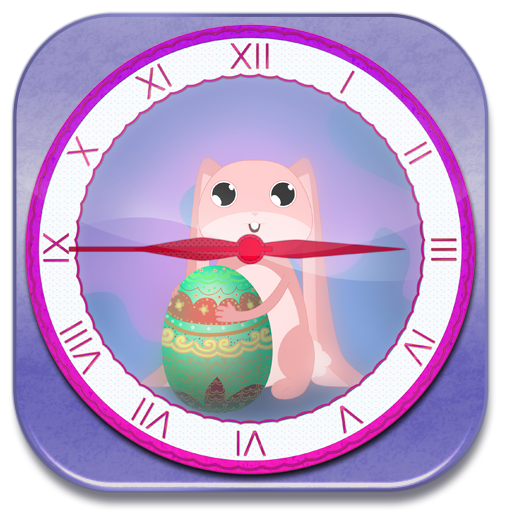 Easter Bunny Clock