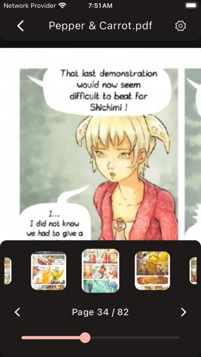 bloopworm - comic book reader Screenshots