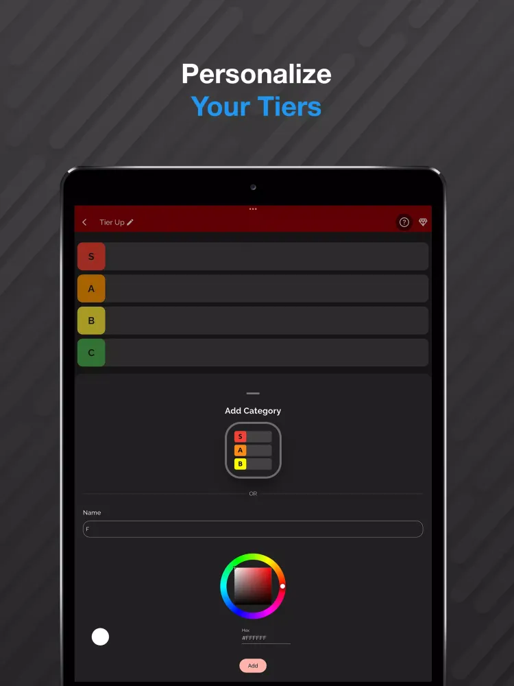 TierUp Tier List Ranking Maker স্ক্রিনশট