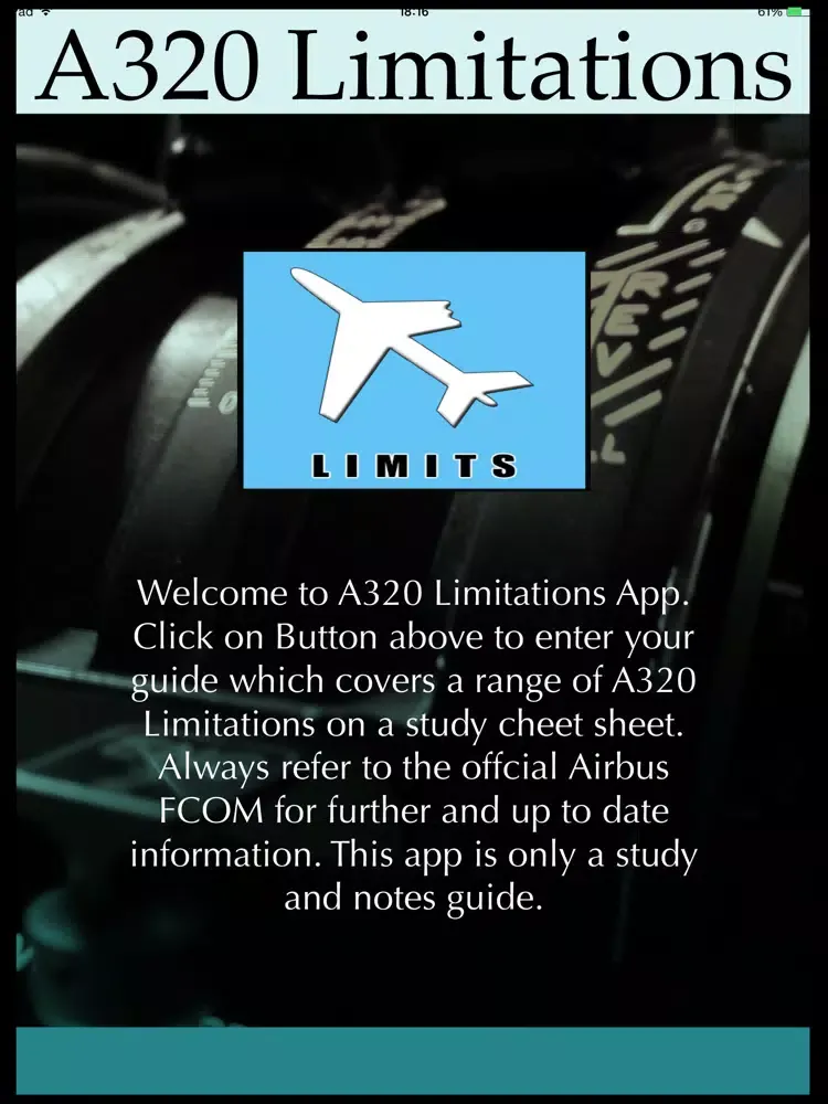 Скриншоты A320 Limits iPad 